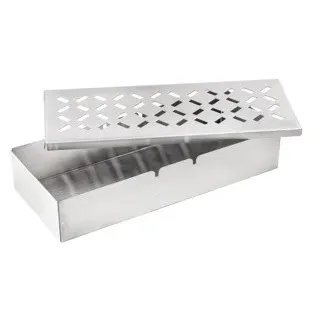 Räucherbox Edelstahl Smoker Box Grill Räucherbox BBQ Zubehör