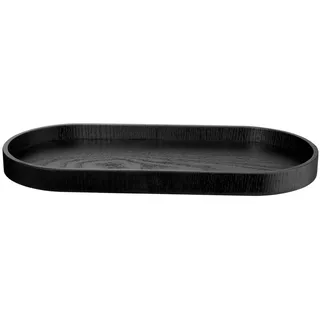Asa Selection ASA Holztablett oval 35,5cm schwarz