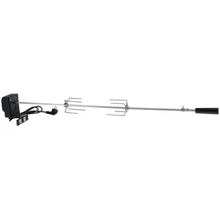 El Fuego Drehspieß El Fuego® Universal Drehspieß mit Motor, bis 120 cm, Größe variabel einstellbar, Edelstahl, inkl. 2 Fleischnadeln