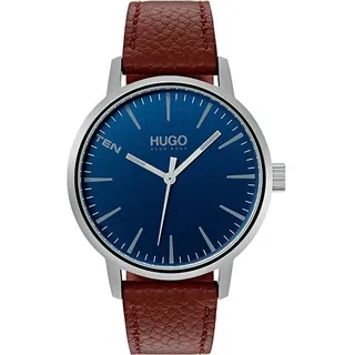Herrenuhr HUGO BOSS CASUAL 1530076 Leder Braun Blau