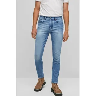 Regular-fit-Jeans BOSS ORANGE "Taber BC-C" Gr. 32, Länge 32, blau (bright blue) Herren Jeans Regular Fit mit Markenlabel