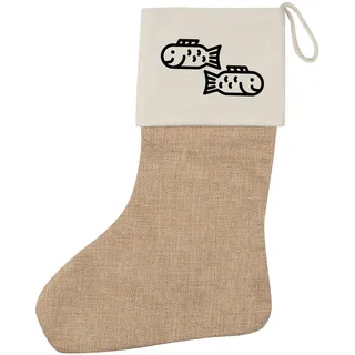 Weihnachtsstrumpf Fische Sternzeichen Symbol Geschenkidee Fische Geschenk Präsen