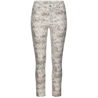LASCANA 7/8-Jeggings Damen hellbraun bedruckt Gr.36