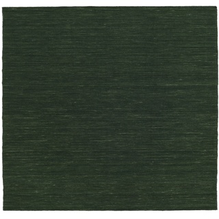 Kelim loom Teppich - Waldgrün 250x250