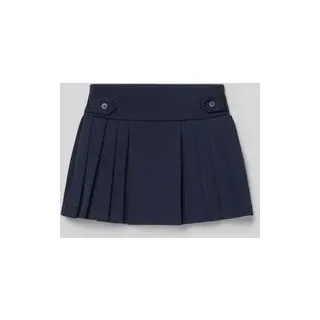 Regular Fit Mini-Rock mit Viskose-Anteil, Marine, M