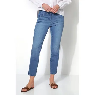 7/8-Jeans TONI "TO BE LOVED 7/8" Gr. 40, N-Gr, blau (blue bleached) Damen Jeans Ankle 7/8