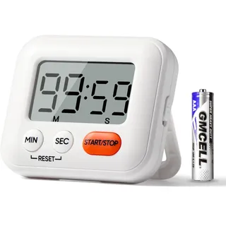 Blendura Küchentimer Digital, Time Timer Kinder, Kurzzeitwecker Küche mit Netzschalter, Geeignet für Verschiedene Anlässe wie Kochen, Backen, Sport, Prüfungen, Spiele, wird mit 1 AAA-Batterie