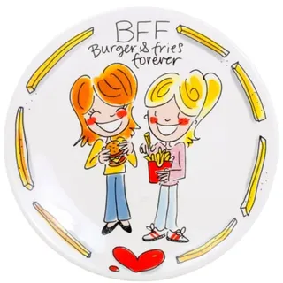 Blond Amsterdam Frühstücksteller Beste Freundinnen in Bunt - 22cm | Gr.: onesize