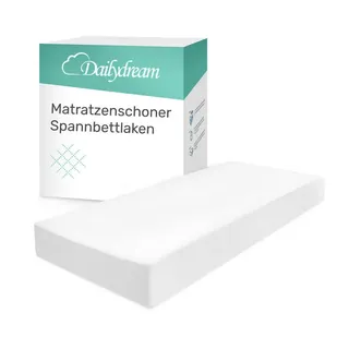 Matratzenschoner Dailydream Matratzenschoner wasserdicht, Matratzenschutz, atmungsakti Dailydream weiß 160x200 cm