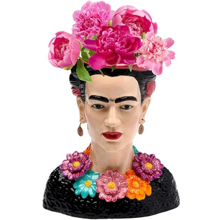 Kare Design Deko Vase Style Muse Flowers, Mehrfarbig, Vase, Blumenvase, Keramik, nur für Trockenblumen geeignet, 34 cm (H)