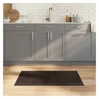 vidaXL Bambusteppich Küchenläufer 60 x 100 cm Dunkelbraun