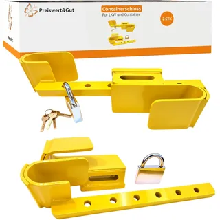 Preiswert & Gut Containerschloss 23–42 Container Schloss für Containerstangen - LKW Stangen Doppelflügeltüren Diebstahlsicherung für Seecontainer Baucontainer