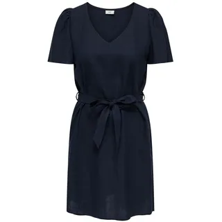 JdY Damen JDYSAY S/S Bell Sleeve Dress WVN Dia Kleid (DE/NL/SE/PL, Alphanumerisch, L, Regular, Regular, dunkelblau) - L