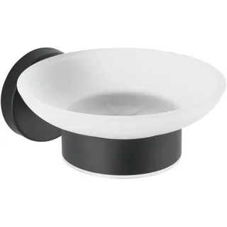 Wenko Seifenablage Seifenhalter Schwarz/Transparent