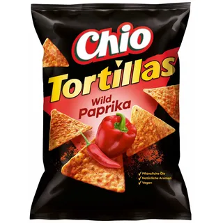 Chio Tortillas Chips Wild Paprika 110g Packung