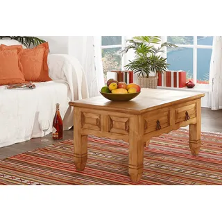 Couchtisch Wohnzimmertisch MEXICO, Landhausstil aus Mexiko, Pinie Massivholz Möbel
