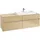 Waschbeckenunterschrank C02700VJ 160 x 55 cm Nordic Oak