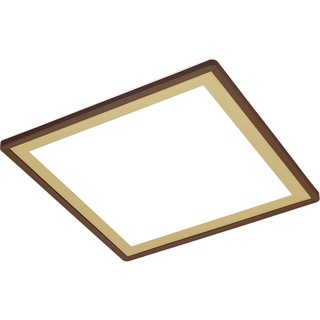 Ultraflaches LED Panel mit LED Backlight, 48 cm, LED, 18 W, 2400 lm, braun-gold