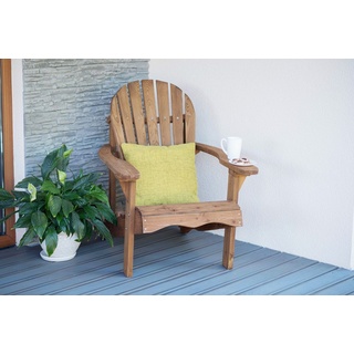 Gartenstuhl im Design eines Adirondack Stuhl, Gartenstuhl-Hochlehner aus Holz
