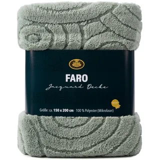 Gözze Faro Kuscheldecke 150 x 200 cm Salbei