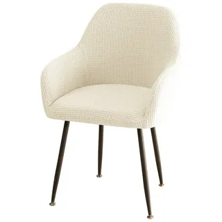 Coonoor Stuhlhusse Stretch Stuhlhussen-Bezüge Mit Armlehne, Stuhlhusse beige