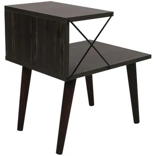 [en.casa] Beistelltisch Bergen 50x40x55cm Anthrazit
