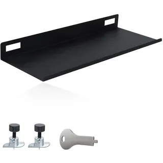 NYHWBI Groß Regal für Akustikpaneele, Regale für Wände Metall 25cm Regal Akustikpaneele Wandregal Ohne Bohren Schweberegal für Wohnzimmer für Wohnzimmer Schlafzimmer Büro Küche