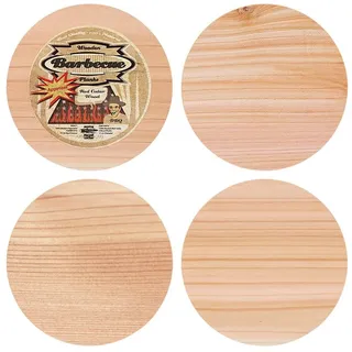 Axtschlag Grillplanken 11 cm Holz Rot