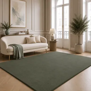 The CarPET Teppich 240 x 240 cm Dunkelgrün