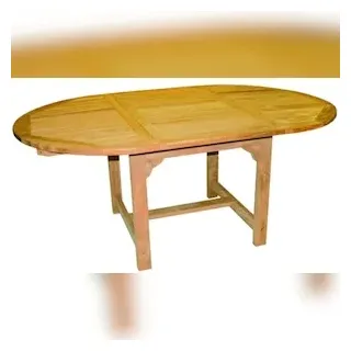 Lex Premium XL Teak Ausziehtisch 120-180 x 75 cm Teak