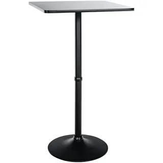 deluke Stehtisch TILL 60 x 60 x 108 cm Schwarz