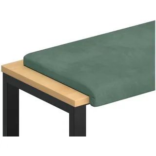 vidaXL Bankkissen Samt 35 x 35 cm Meergrün