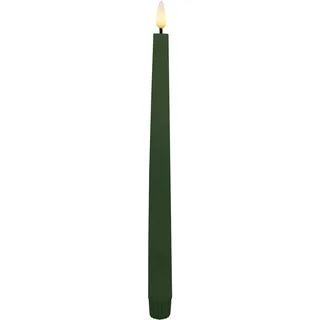 Dinnerkerze LED 2er-Set WINTER (DH 2.20x26.50 cm) - grün - DH 2.20x26.50 cm