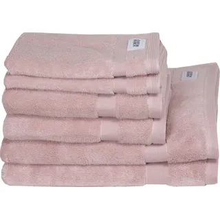 Handtuch Set SCHÖNER WOHNEN-KOLLEKTION "Cuddly" Handtücher (Packung) Gr. (6 St.), rosa Handtuch-Sets schnell trocknende Airtouch-Qualität