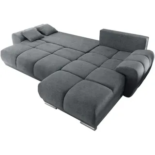 ed-lifestyle Ecksofa 3-Sitzer Grau