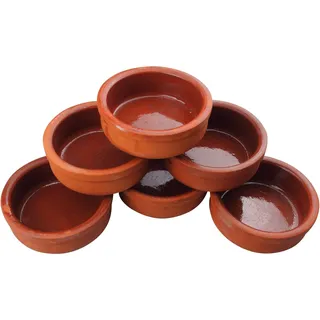 Seladon 6er Set Keramik Tonschale Cazuela Tapas Schale 11,5cm Durchm. Klassisch