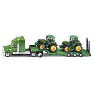 Siku 1837 - Tieflader mit John Deere Traktoren 1:87