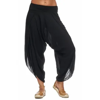 MIRROSI Hosenrock Damen Made in Italy Leicht Bequem Onesize (Gr.36-44) (100% Viskose, bund mit gummizug) Rock für Frühling Sommer Herbst schwarz