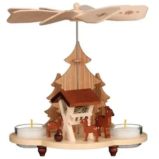 Christian Ulbricht 1-stöckige Pyramide Waldfütterung Natur - 19,5 cm
