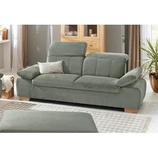 Home Affaire Couch Kunstleder 2-Sitzer Grün