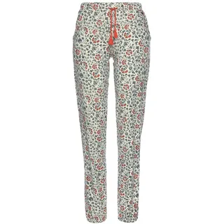 LASCANA Schlafhose floral beige 32/34