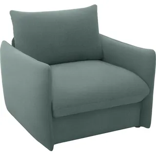 DOMO collection Sessel »700023 wandelbar zum Loungesessel, Relaxliege und Gästebett«, Schlaffunktion, Federkern, stabile Liegefläche ca. 70 x 195 cm