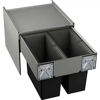 BLANCO SELECT 45/2, Schwarz, Kunststoff, Stahl, 32 l, Ziehen, 45 cm, 40 cm - Schwarz