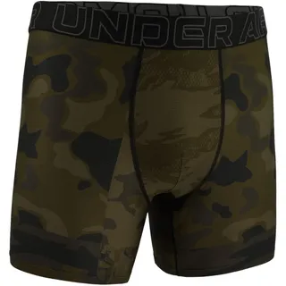 UNDER ARMOUR Performance Tech Mesh Graphic Energy Singles 6" Boxershorts Herren 301 - baroque green L