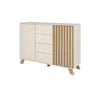 Sideboard  Harmony , creme , Maße (cm): B: 118 H: 85 T: 40.0