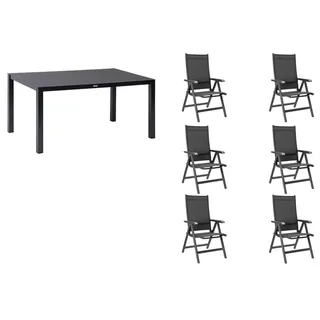 KETTLER Garten-Essgruppe BasicPlus grau