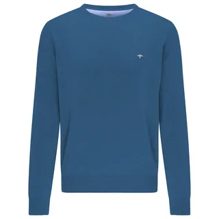 FYNCH-HATTON Pullover, Baumwolle, Rippbündchen, für Herren, 634 AZURE, L,