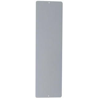 KalaMitica 60114-990-001 magnetische Kreidetafel aus Stahl, Farbe: Silber, Größe: 14x50x0,12 cm