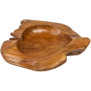 Riess-Ambiente Schale NATURE ROOT - 30cm natur Teakholz Wurzelholz Massivholz