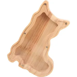 Spardose Tierform - Holz Spardose für Kinder - 20x13x3cm - Bunt und Einladend